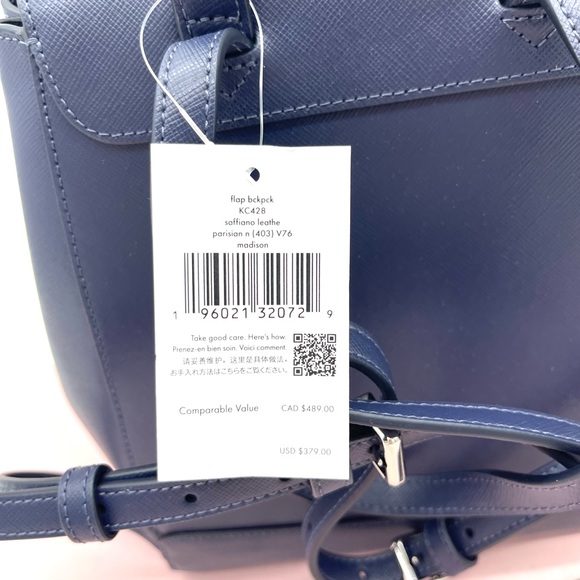 Kate Spade Medium Madison Flap Backpack - Picture 8 of 9
